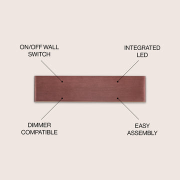 Ajax 20.25" Dimmable Integrated LED Metal Wall Sconce - JONATHAN Y